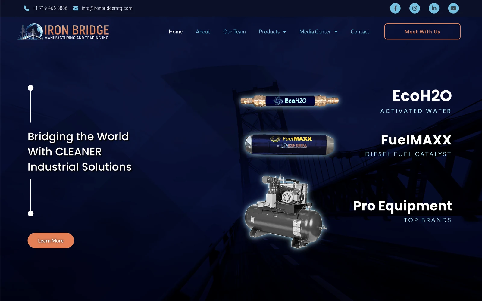 Iron Bridge Manufacturing — website
